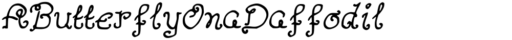 AButterflyOnaDaffodil