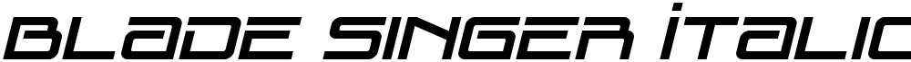 Blade Singer Italic