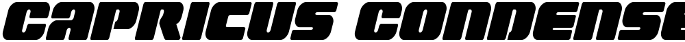 Capricus Condensed Semi-Straight