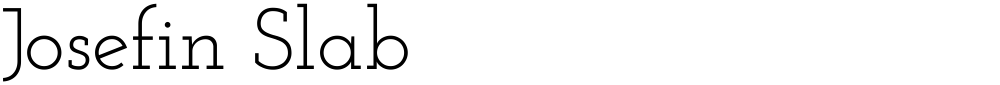 Josefin Slab