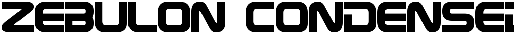 Zebulon Condensed