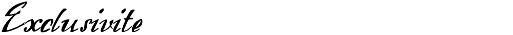 Exclusivite