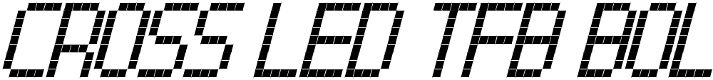 Cross led tfb bold
