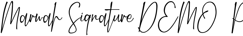 Marwah Signature DEMO (Personal