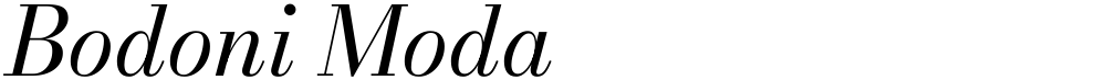 Bodoni Moda