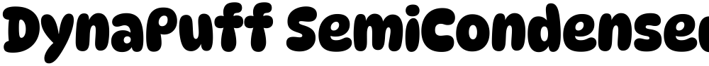 DynaPuff SemiCondensed