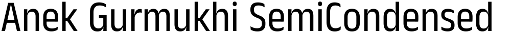 Anek Gurmukhi SemiCondensed