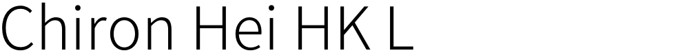Chiron Hei HK L