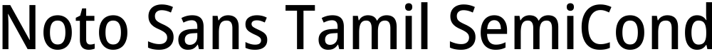 Noto Sans Tamil SemiCondensed Medium