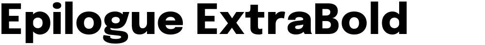 Epilogue ExtraBold