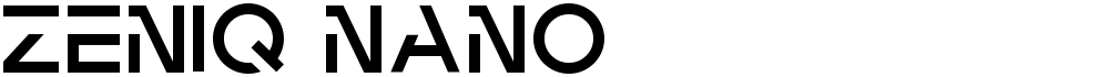 Zeniq Nano