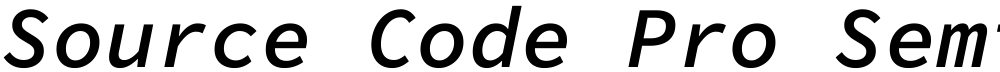Source Code Pro SemiBold