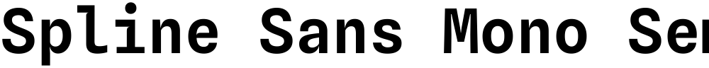 Spline Sans Mono SemiBold