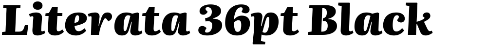 Literata 36pt Black