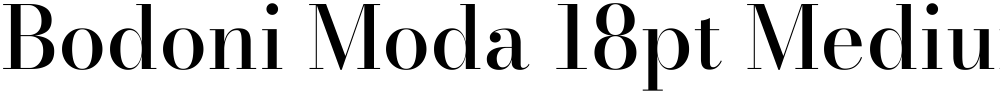 Bodoni Moda 18pt Medium
