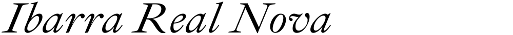 Ibarra Real Nova