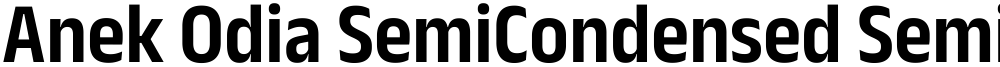 Anek Odia SemiCondensed SemiBold