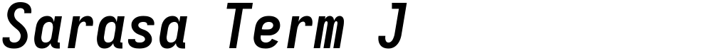 Sarasa Term J