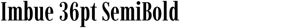 Imbue 36pt SemiBold