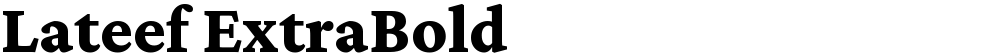 Lateef ExtraBold