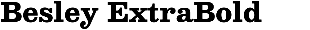 Besley ExtraBold