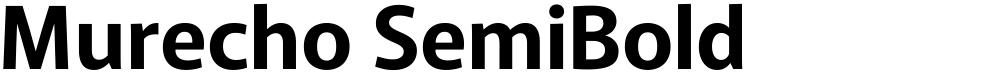 Murecho SemiBold