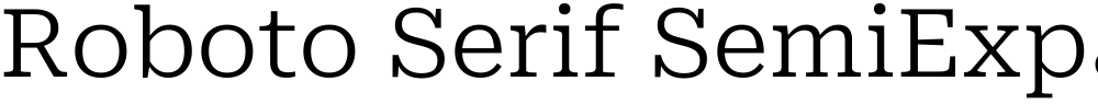 Roboto Serif SemiExpanded Light