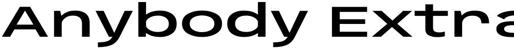 Anybody ExtraExpanded SemiBold