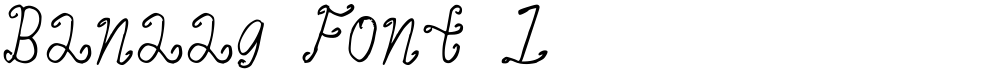 Banaag Font 1