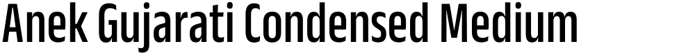 Anek Gujarati Condensed Medium