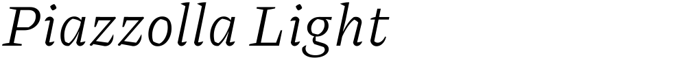 Piazzolla Light