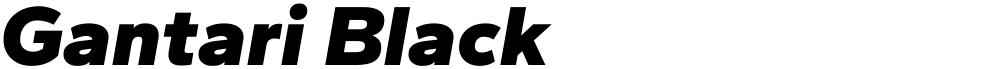 Gantari Black