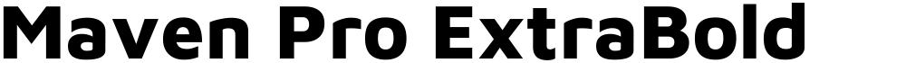 Maven Pro ExtraBold