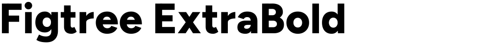 Figtree ExtraBold