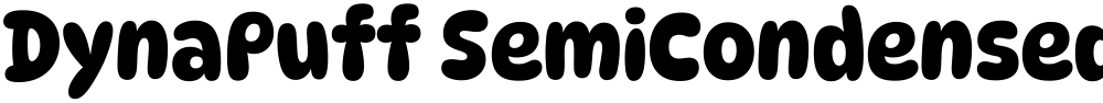 DynaPuff SemiCondensed SemiBold