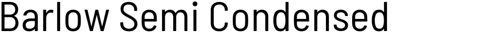 Barlow Semi Condensed