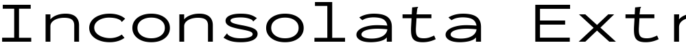 Inconsolata ExtraExpanded