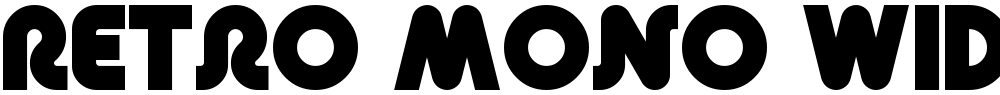 Retro Mono Wide