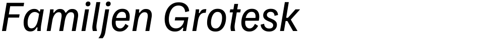 Familjen Grotesk