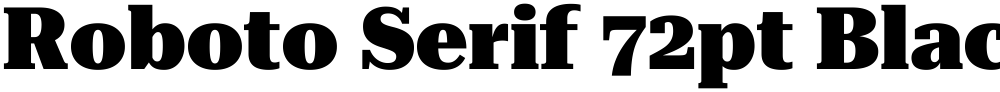 Roboto Serif 72pt Black