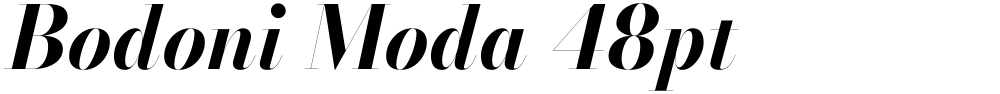 Bodoni Moda 48pt