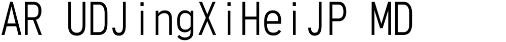 AR UDJingXiHeiJP MD