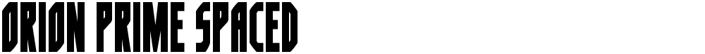 Orion Prime Spaced