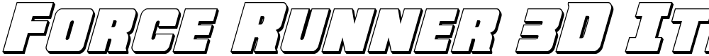 Force Runner 3D Italic