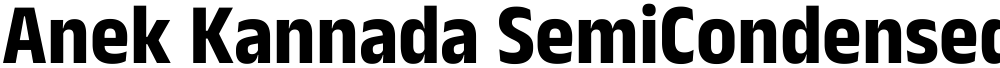 Anek Kannada SemiCondensed