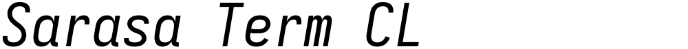Sarasa Term CL