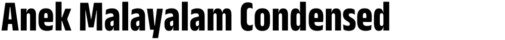 Anek Malayalam Condensed