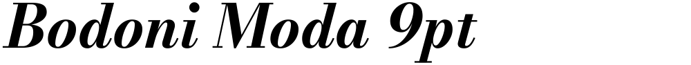 Bodoni Moda 9pt