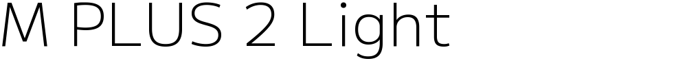 M PLUS 2 Light