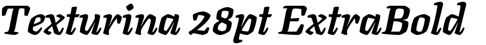 Texturina 28pt ExtraBold